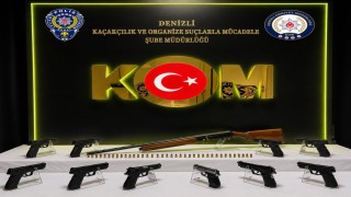 Denizlide silah kaçakçılığı operasyonunda 3 kişi tutuklandı