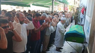 Derbent Barajında ölü bulunan 2 çocuk annesi kadın, son yolculuğuna uğurlandı