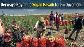 Dervişiye Köyü’nde Soğan Hasadı Töreni Düzenlendi