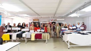 Didim Belediyesi Moda Tasarım ve Temel Dikiş Eğitimi yıl sonu etkinliği gerçekleştirildi