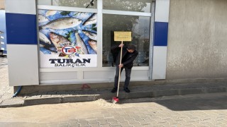 Diyadinde sağanak yağış sonrası su birikintileri oluştu
