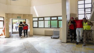 Diyarbakırda deprem ve yangın tatbikatı