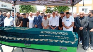 Düzce Belediye Başkanı Özlünün şoförü son yolculuğuna uğurlandı