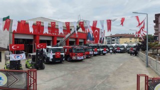 Düzce Belediyesine 12 araçlık takviye
