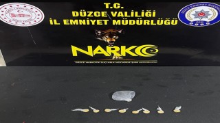 Düzcede uyuşturucu taciri 1 şüpheli tutuklandı