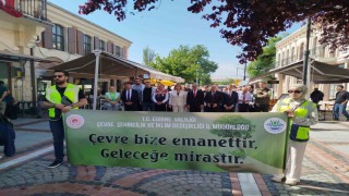 Edirnede Türkiye Çevre Haftası kutlamaları renkli görüntülerle başladı