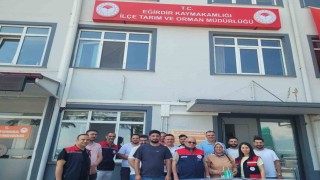 Eğirdirde meyve ağaçlarında budama ve aşılama kursu tamamlandı