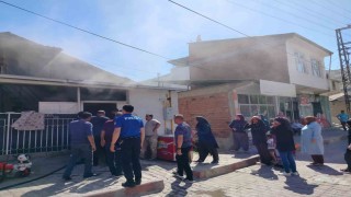 Elazığda ev yangını