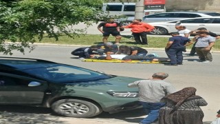 Elazığda motosiklet devrildi: 1 yaralı