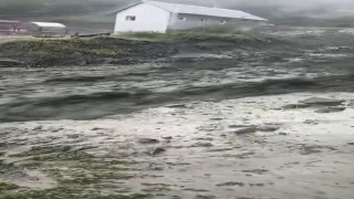 Elazığda sağanak sonrası sel