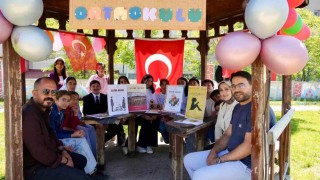 Eleşkirtte öğrenciler okudukları kitapları sanatla anlattı