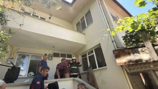 Erbaada ev yangınında yaşlı adam hayatını kaybetti