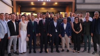 Erzincan Adliyesinde tayini çıkan başsavcı ve savcılara veda