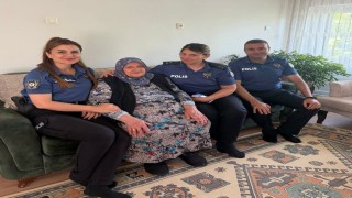 Erzincan Emniyetinden şehit ailesine vefa ziyareti