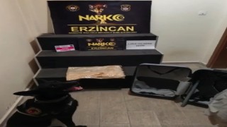 Erzincanda 1 kilo 725 gram eroin ele geçirildi, 1 şüpheli tutuklandı