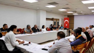 Erzincanda Sağlık Afet Planı Tatbikatı için hazırlık toplantısı yapıldı
