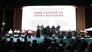 Erzincanda Sanat Festivali Âşık Daimi eserleriyle başladı