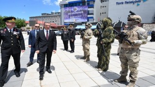 Erzurumda jandarmanın 187. yılına özel tanıtım standı