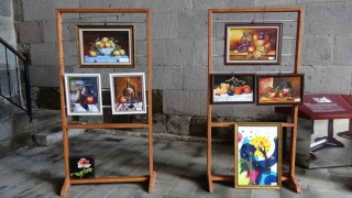 Erzurumda Yaşayan değerlerin sanat yolculuğu sergisine yoğun ilgi