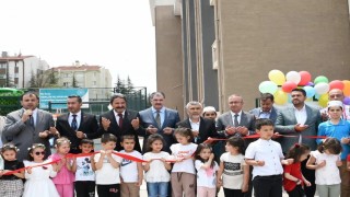 Eskişehirde Kuran kursu öğrencileri yeni spor tesislerine kavuştu