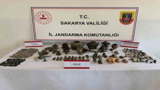 Evini kaçak müzeye dönüştüren şahıs yakalandı