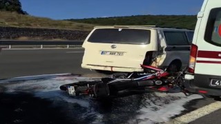 Feci kazada ağır yaralanan motosiklet sürücüsü yaşam savaşını kaybetti