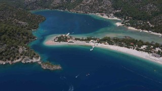 Fethiyenin gözde plajına bayramda 18 bin 870 ziyaretçi