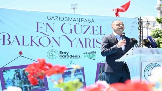 Gaziosmanpaşanın en güzel balkonları ödüllendirildi
