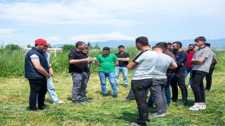 Genç çiftçi akademisinde eğitim saati