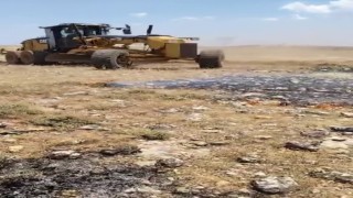 Gercüşte korkutan yangın: Köyün geçim kaynağı ekili alanlar son anda kurtarıldı