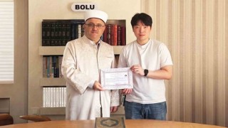 Güney Koreli genç Boluda Müslüman oldu