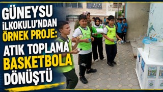Güneysu İlkokulu’ndan Örnek Proje: Atık Toplama Basketbola Dönüştü