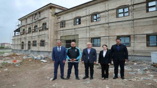 Hafik Devlet Hastanesi inşaatında sona yaklaşıldı