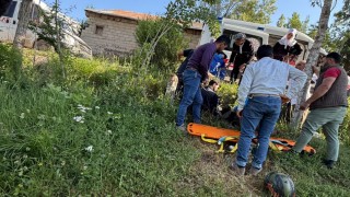 Hakkaride motosiklet kazası: 1 yaralı