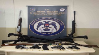 Hatayda ruhsatsız silah operasyonu: 14 şüpheli yakalandı