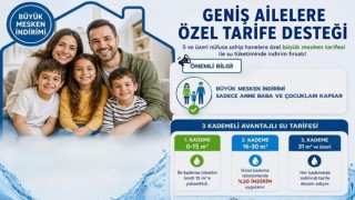 HATSU’dan Geniş Ailelere Su Tarifesi Desteği