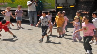 Hem piknik yaptılar hem yarıştılar