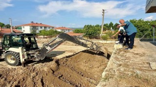 Hisarcıkta Halk Ekmek Fabrikası için ilk kazma vuruldu