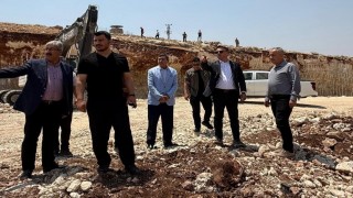 İdildeki şantiye ve konkasör tesisinde inceleme