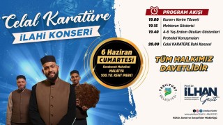 İlahi sanatçısı Celal Karatüre, 6 Haziranda Malatyalılarla buluşuyor