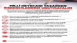 İletişim Başkanlığından YKS öncesi milli maçı uyarısı