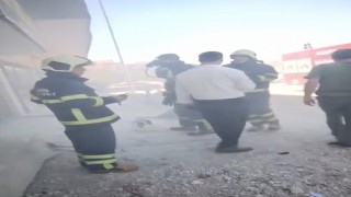 İş merkezindeki korkutan yangında 2 kişi hastaneye kaldırıldı