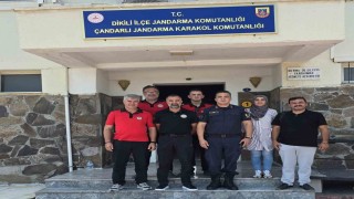 İZAKUTtan Çandarlı Jandarmaya anlamlı ziyaret