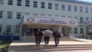 İzmirde 18 yıl hapisle aranan firari Aliağada yakalandı