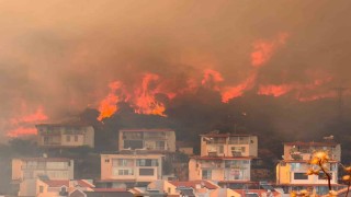 İzmirde makilik alandaki yangın büyük ölçüde kontrol altına alındı