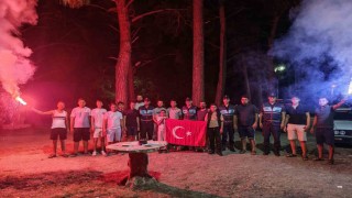 Jandarma ekiplerine kavga ihbarlı sürpriz kutlama