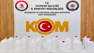 Kaçak alkol operasyonu: 90 litre etil alkol ele geçirildi