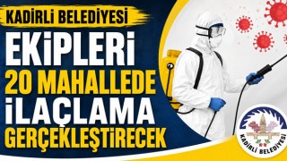 Kadirli Belediyesi Ekipleri 20 Mahallede İlaçlama Gerçekleştirecek