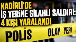 Kadirli’de İş Yerine Silahlı Saldırı: 4 Kişi Yaralandı