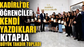 Kadirli’de Öğrenciler Kendi Yazdıkları Kitapla Büyük Takdir Topladı
